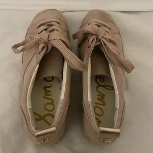 Blush toned espadrilles